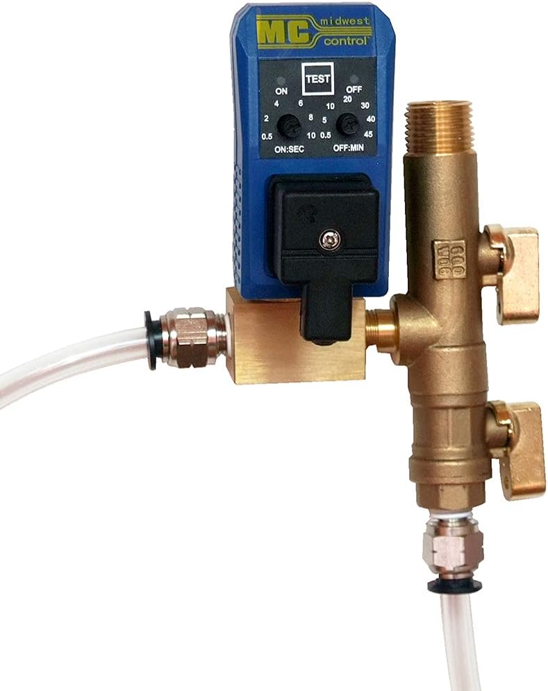 MCDV-25-120ADK 1/4 Condensate Timer Drain W/Self Cleaning Strainer & Complete Drain Kit. 115V & 230 PSI