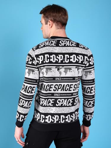 Image of The Indian Garage Co Grey Regular Fit Typography Long Sleeve Pull On Sweatshirt