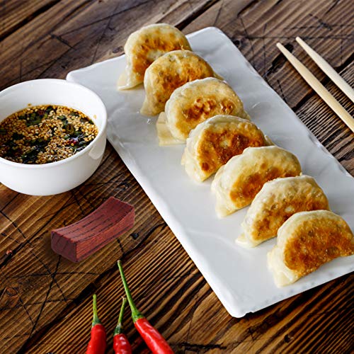 Cabilock 6Pcs Resto Pauzinho de Madeira Colher Garfo de Jantar Japonês Suporte Suporte De Mesa para