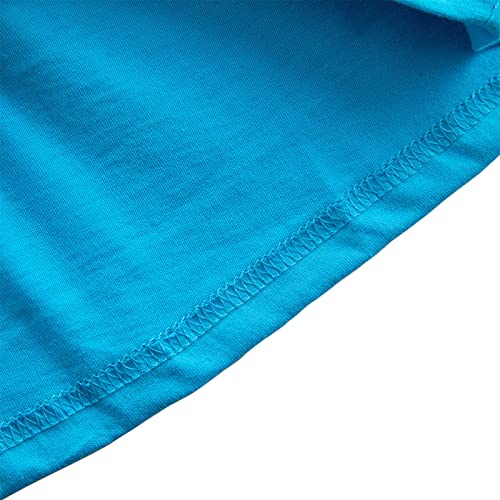 Cotton Toddler Girls Dress Flower Rainbow Outfits Short Sleeve Unicorn Dresses 2-7 Years3