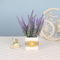   花瓶セット ラベンダ ー INDOORPLUS公式 |造花 ラベンダー 紫 装飾 置物 ガラス – Indoorplus