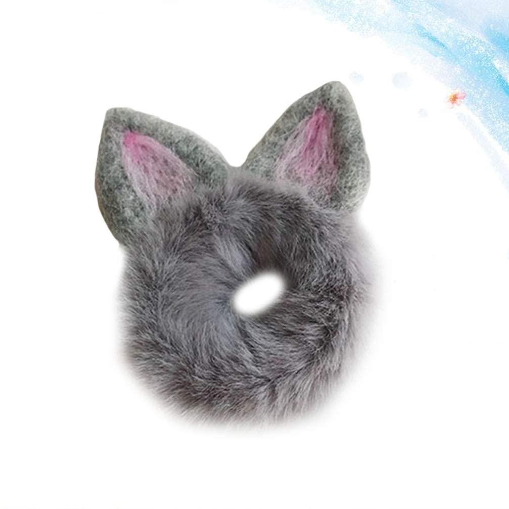 Amazon.com : Amosfun Halloween Hair Scrunchies Cat Ear Hair Bands Cosplay  Animal Hair Tie Hair Rope Ponytail Holder for Women Hair Accessories :  Beauty & Personal Care