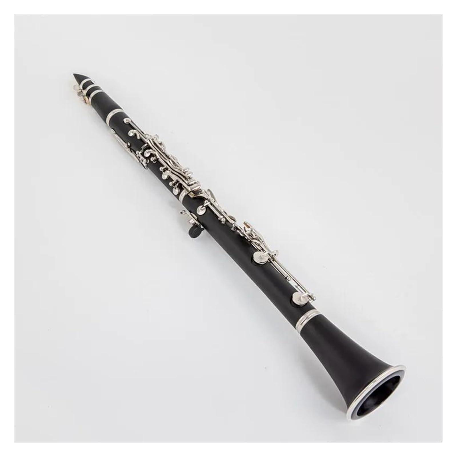 Clarinete Profesional Cuerpo De Baquelita Negra Clarinete En Tono Bb Kit De Clarinete De 17 Teclas Con Caja De Almacenamiento Y Accesorios