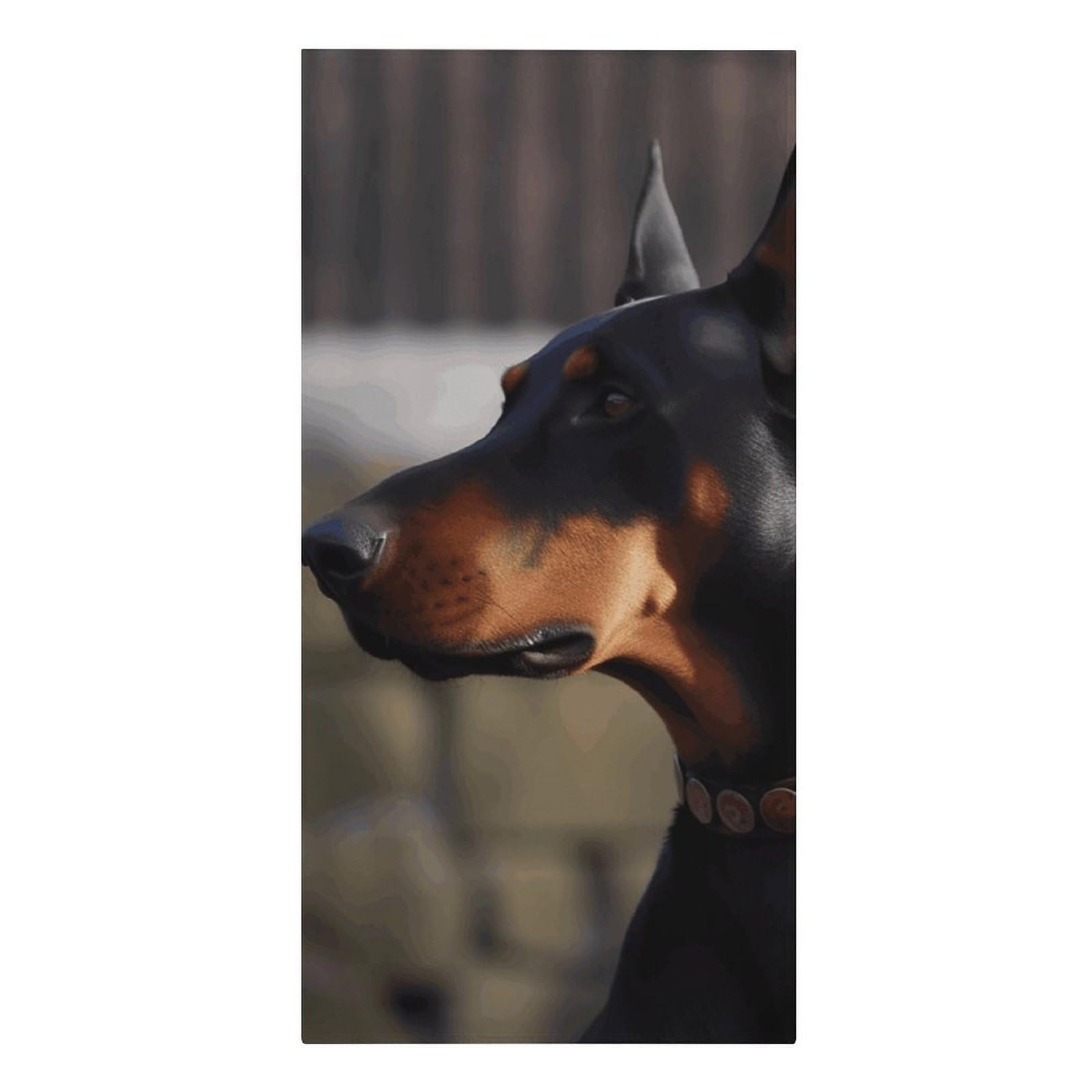 QMNLKH Doberman Beach Towel for Women, Large Microfiber Pool Towel for Men, Absorbent Swim Towels for Home, Lightweight Bath Towels for Camping, Yoga, 30.3"x61.4"