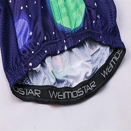 Set di maglia da ciclismo per bambini, a maniche