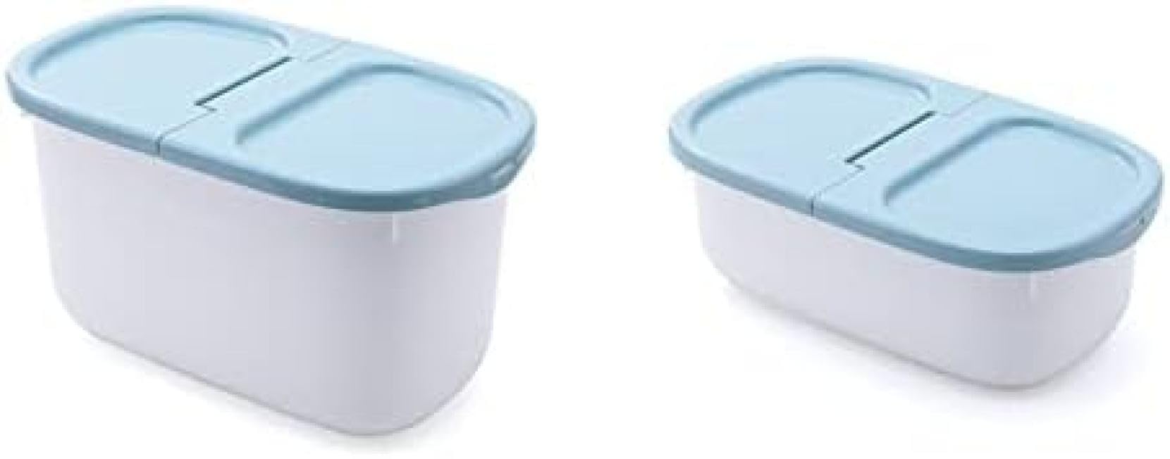 Rice bin 4kg+8kg Storage container Rice storage Stylish Airtight Insect repellent No-wash rice Moisture-proof Rice container Rice case Rice container Washable rice container Keeps fresh Kitchen suppl