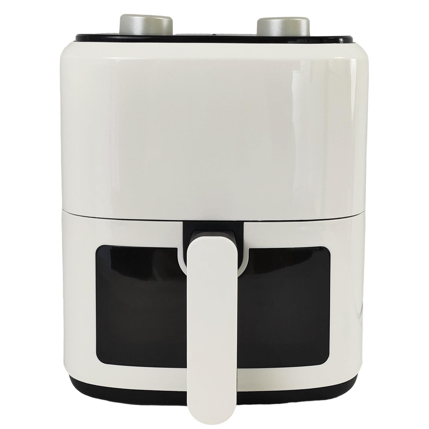 Air Fryer 5.5L Non-Stick Rapid Cooking Hot Oven Basket Low Fat Oil Meals 1350W with 60 Minute Timer White