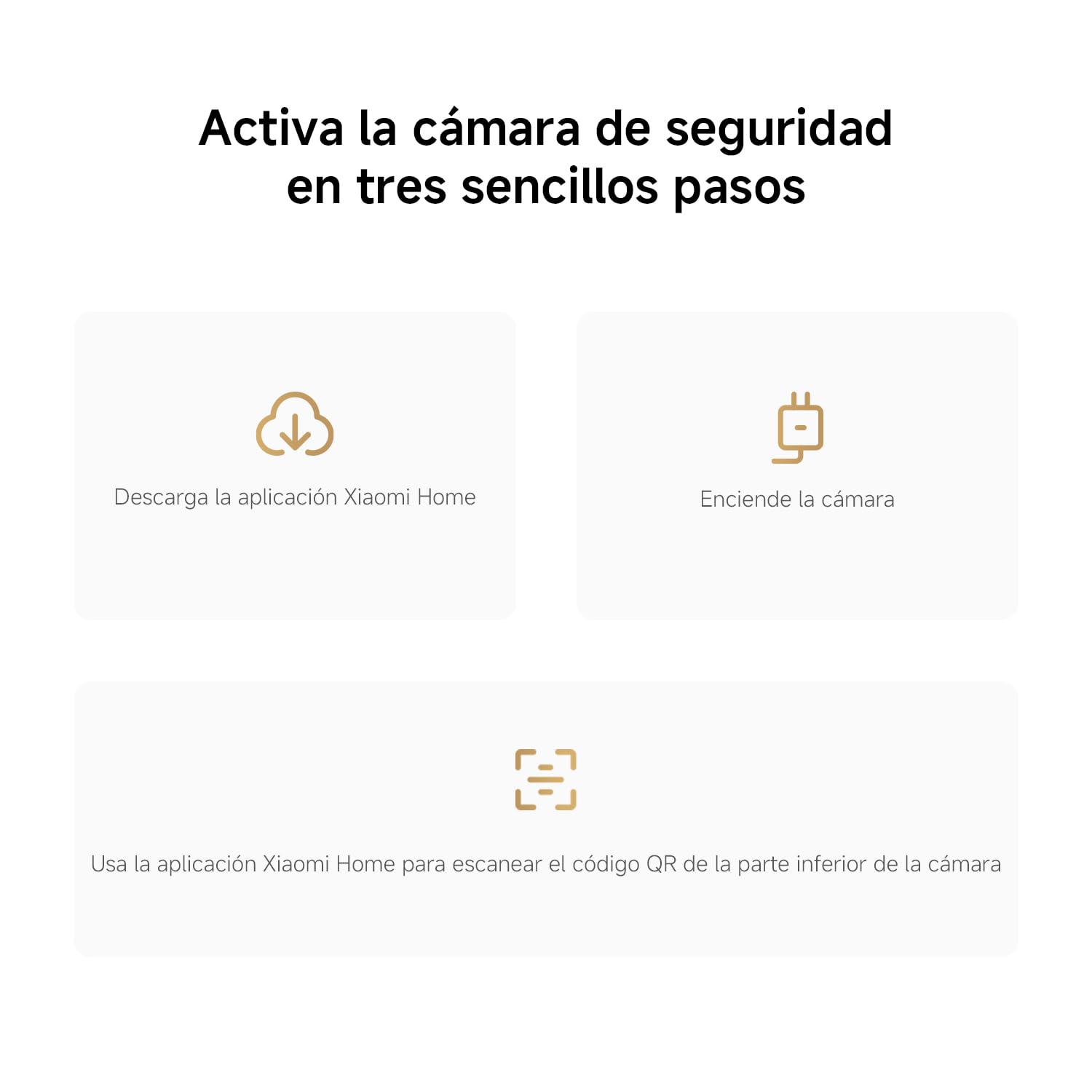 XIAOMI C201 Camara Vigilancia WiFi Interior, 1080P HD 360° Camara Vigilancia, Detección de Personas y Mascotas, Seguimiento Dinámico, Audio Bidireccional, Control Remoto, Compatible con Alexa y Google