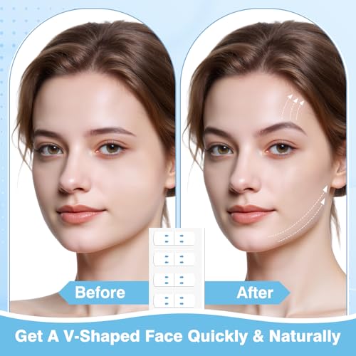 Image of Neck Tape Lifting Invisible, Face Lift Tape Instant Facelift Under Makeup, V Edge Patches Skin Lifter Tapes for Turkey Neck, Loose Sagging Skin, Wrinkle, Jowl, Eye, Double Chin (1 Count (Pack of 188))