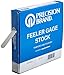 Precision Brand 19290 Steel Thickness Feeler Gage Coil, 0.006" Thickness, 1/2" Width, 25