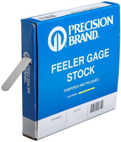 Precision Brand 19315 Steel Thickness Feeler Gage Coil, 0.007