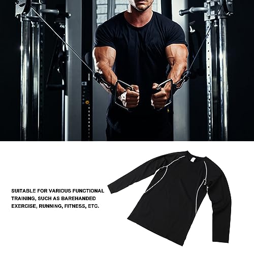 Conjunto de compresión para hombre en gris de 2 piezas transpirable 4