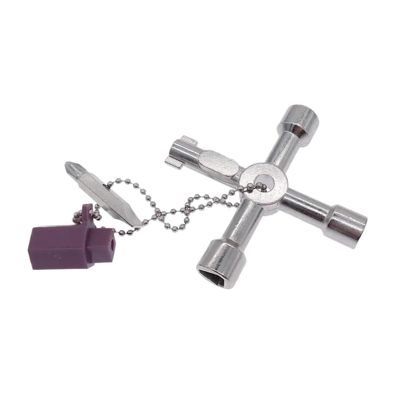 Rugaikerba C Type Cross Multifunction Utility Key, Universal Triangle Wrench