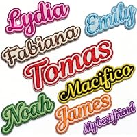 Parche Personalizado Bordado, Parche Nombre, 1 Pieza