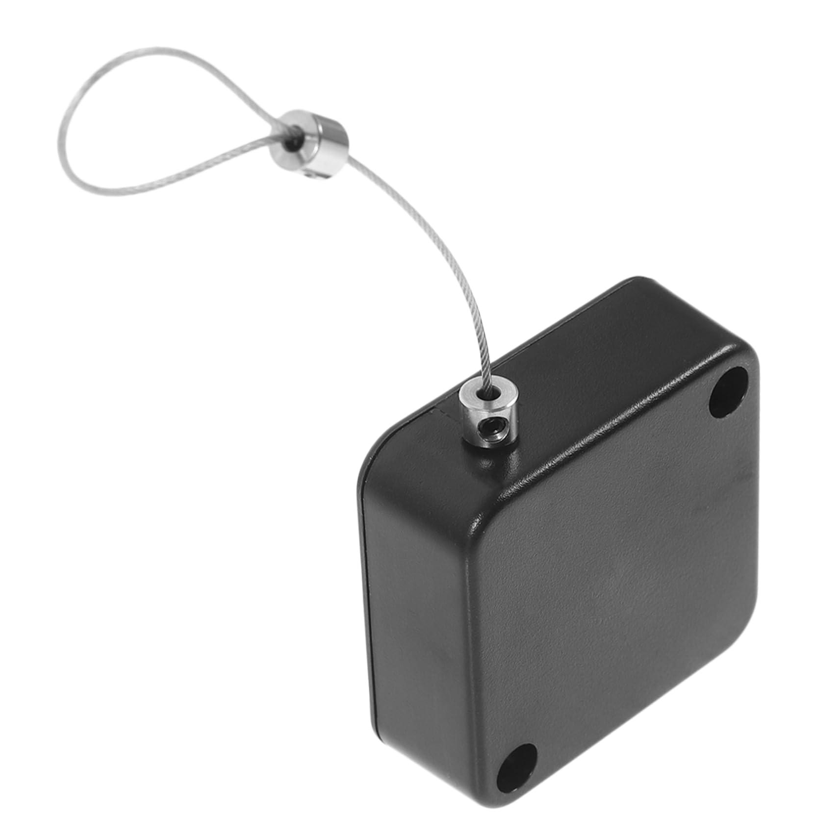 Holibanna Retractable Cable Lock Theft Tether Case for Remote Controls Durable Wire Security for Electronics Self Adhesive Design with Locking