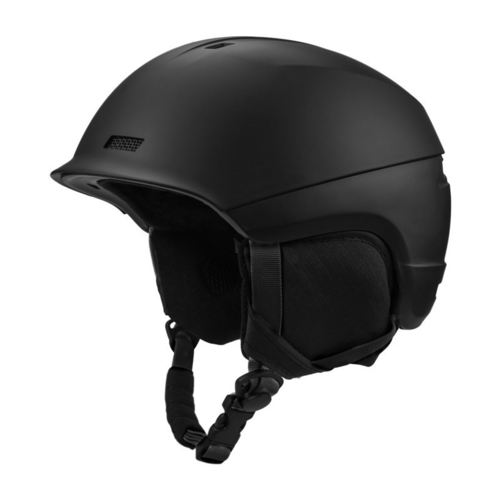 Hellery Comfortable Snow Sports Helmet | Ventilated, Ski Helmet with Chin Strap, Padded, for Skiing, Skiers, Adults, Black, 58-61cm