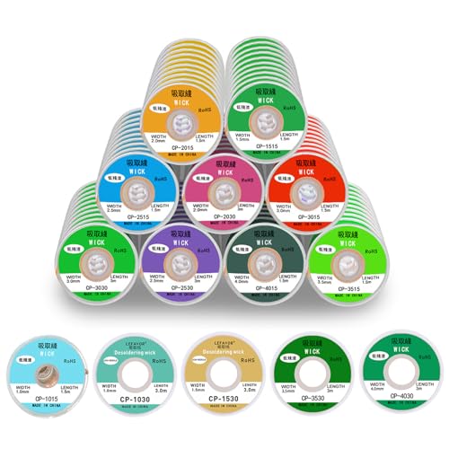 Chemtronics Desoldering Braid, Chem-Wik, Rosin, .050