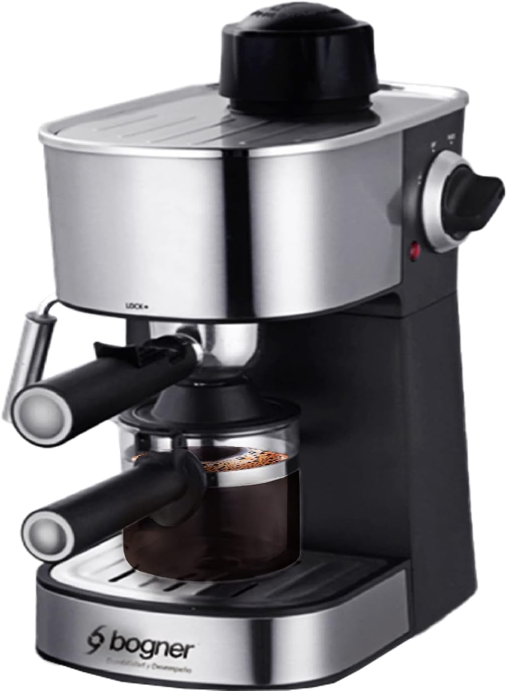 Hamilton Beach 40715 Cafetera Espresso, 2 Tazas, Cappuccino, Mocha y