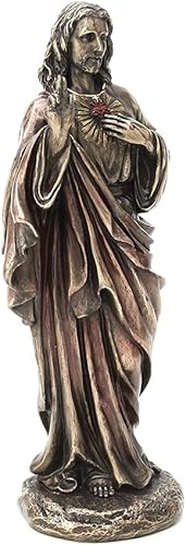 Miniatura 2 de Veronese Design Estatua de resina bronceada fundida en frío de 8 1/4 pulgadas de alto, escultura religiosa, decoración del hogar, regalo