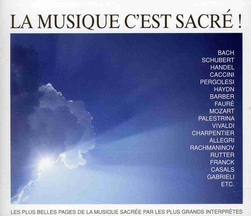 La Musique Cest Sacre [Audio CD] Various Artists; Vivaldi and n/d