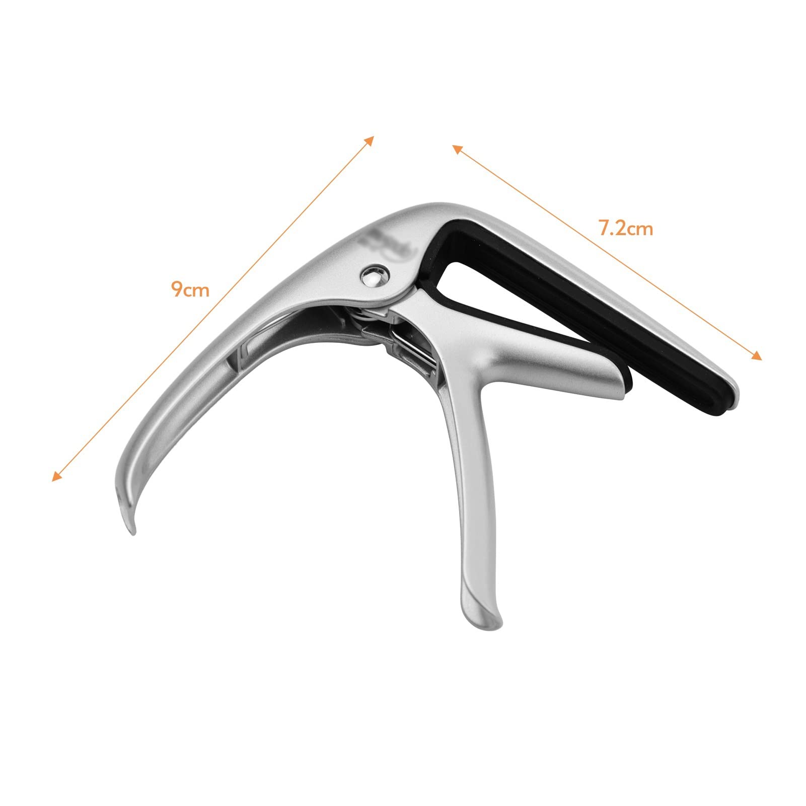 Home Musikinstrument Akustikgitarre Kapodaster Schnellwechsel Aluminiumlegierung mit integriertem Stegstiftabzieher für Konzertgitarrenzubehör 9 x 7,2 cm, 6,5 x 9,3 cm (Farbe: MC-6) (Mc 5)