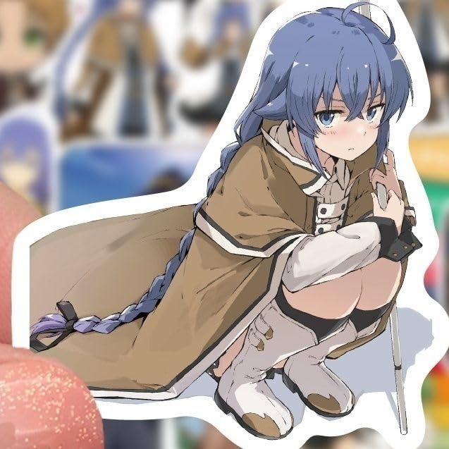 Amazon | 無職転生 ステッカー ルーデウス ロキシー シルフィエット