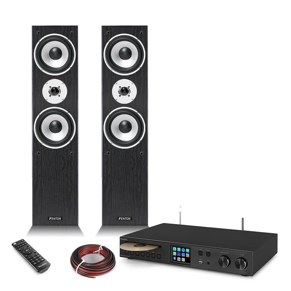 Buy Audizio Tower Stereo System with SHFT60B Speakers, DAB+ Radio, CD
