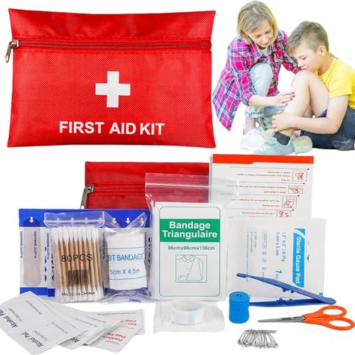 Botiquín de Primeros Auxilios,Mini Kit de Primeros Auxilios,kit de Primeros Auxilios de Primera Calidad,Mini Kit de Supervivencia,Kit de Supervivencia de Emergencia