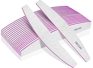 BLESWIN 12 Stück Nagelfeilen 180/240