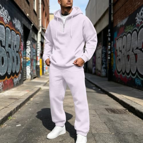 Sweatsuits for Men 2 Piece Sets Oversized Ligh Weight Work Out Jogging Sets - image 3