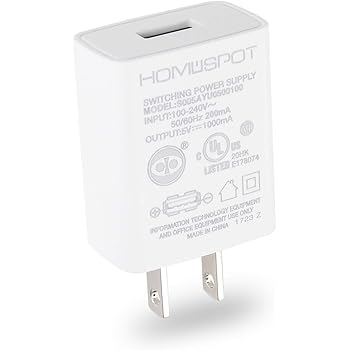 Amazon Com Homespot Cargador De Pared Usb Con Certificado Ul 5