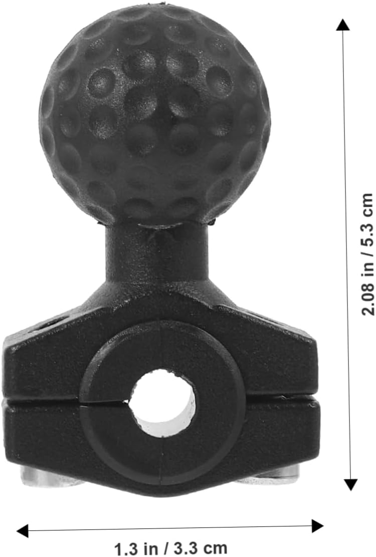 Alipis 3pcs Motorcycle Mirror Mount Handlebar Clamp Bracket Adjustable Rearview Mirror Clip for Easy Installation and Compatibility Various Motorcycles