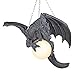 Design Toscano Nights Fury Dragon Gothic Decor Hanging Light Fixture, 21 Inch, Greystone