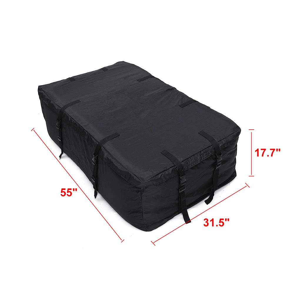 Box Auto 140x80x45cm 420D Addensare Oxford Panno Auto Tetto Top Borsa Viaggio Impermeabile Cargo Carrier Deposito bagagli for auto Accessori