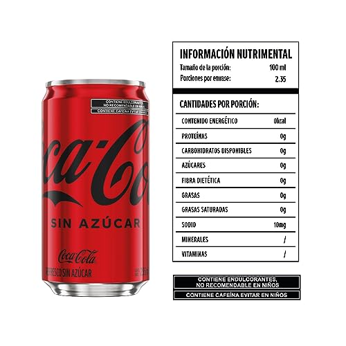 Lista de Coca C del mes. 14 Coca C marca Coca-Cola Sin Azúcar (2)
