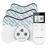 Wireless Rechargeable, TENS Machine for Pain Relief,Nerve Muscle Stimulator for Pain Management Instant Relief Includes 3 Spare Electrodes