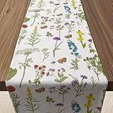 OHOME Summer Decorations for Home - Summer Table Runner - Spring Decor for Indoor Outdoor | Spring Table Decor Party Favors Supplies Banner