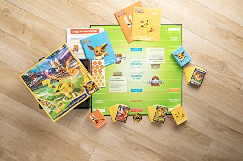 Accademia Lotta del Gioco di Carte Collezionabili Pokémon (Cinderace-V, Pikachu-V e Eevee-V), edizione in italiano - 2