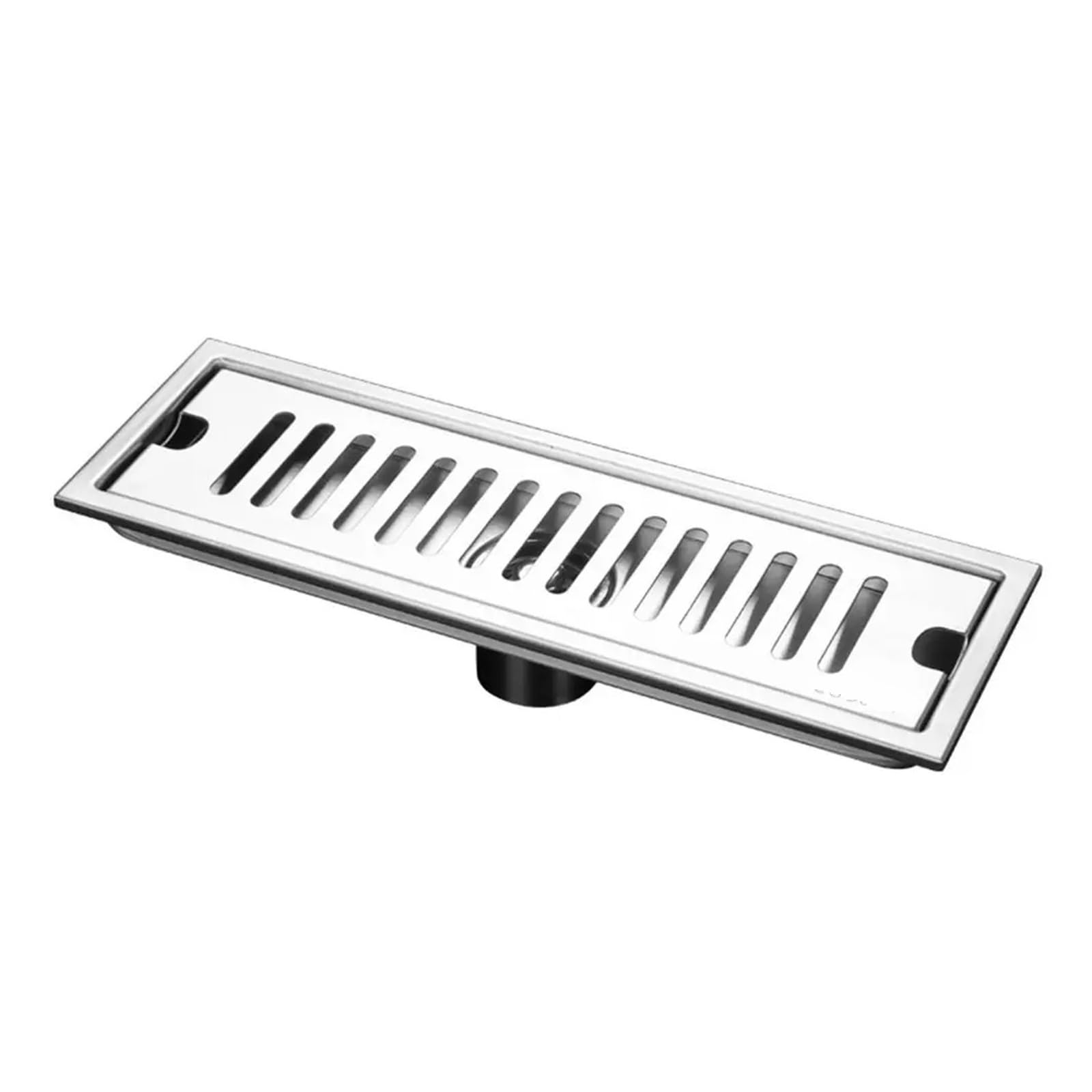 Linear Shower Drain 20-50cm With Strainer Cover Shower Floor Drain SquareLinear Dectable Stainless Steel(30x10cm Mid)