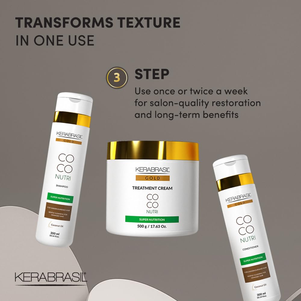 Coconut Moisture - Deep Hydration with Natural Coconut Oil, Keratin-Enhanced for Strength, Frizz Control, Ideal for Daily Use, Tropical Hair Care (Treatment) - Image 8