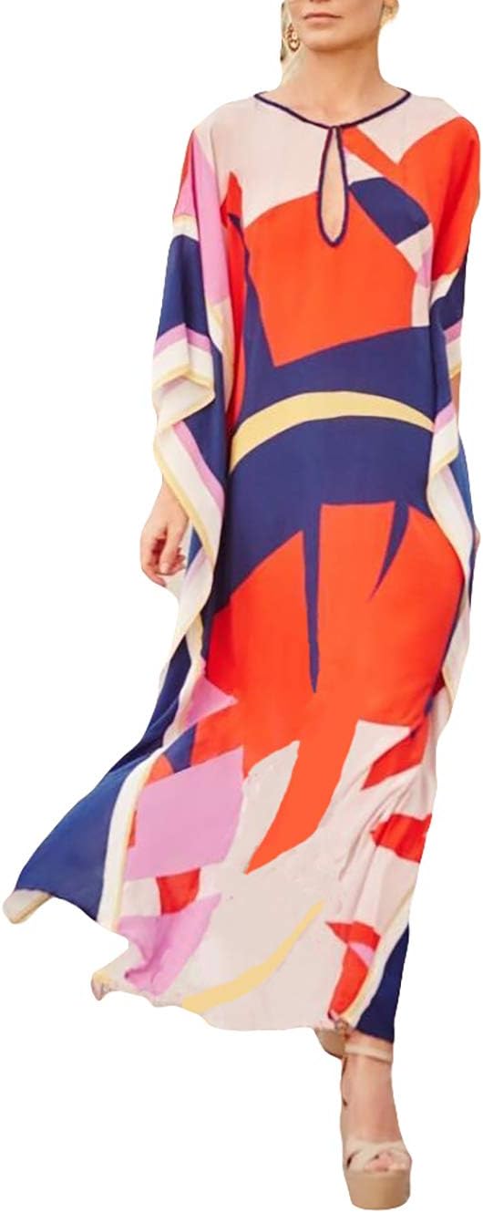 Eddoyee Loose Beach Kaftan Dresses for Women Caftan Swimsuit Cover Up