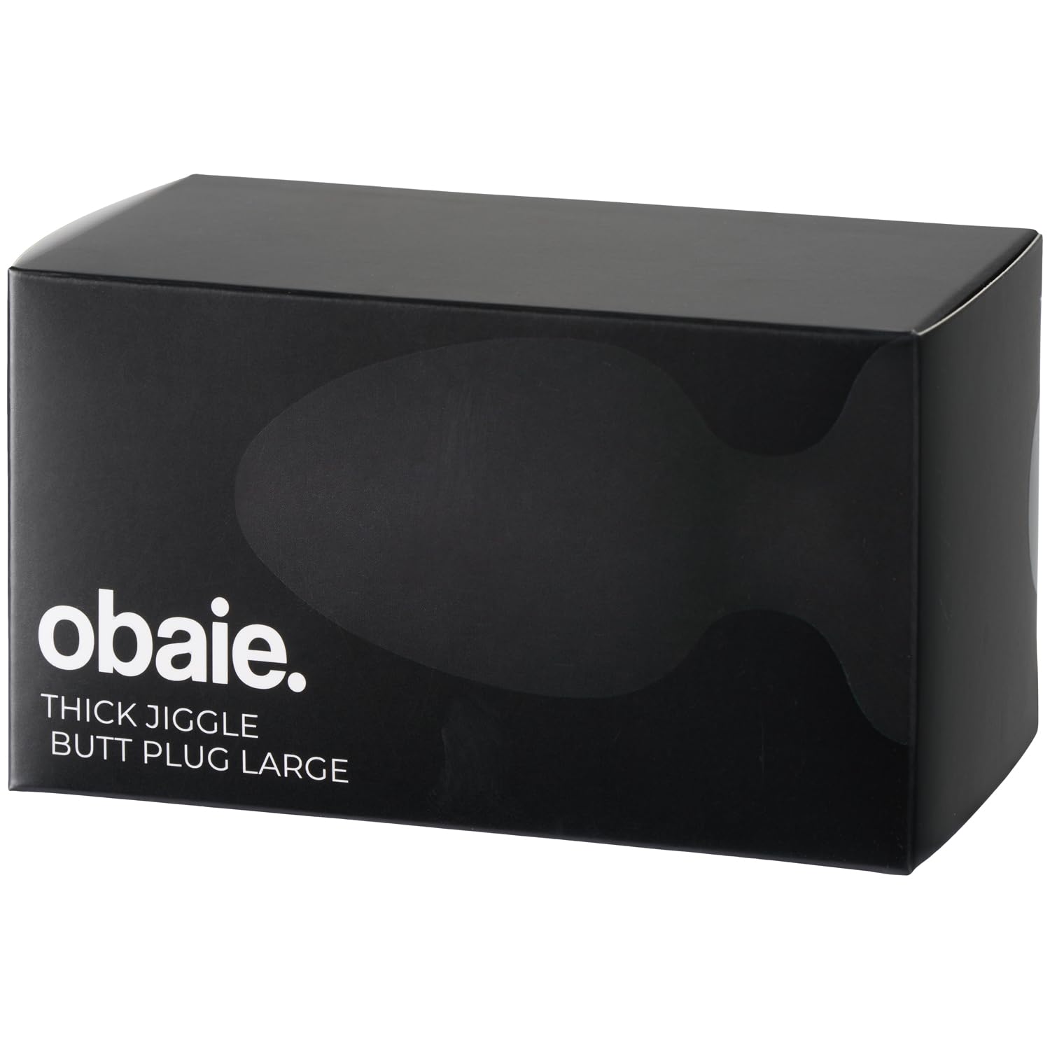 Sinful obaie Thick Jiggle - Plug anale grande in silicone, plug anale XL anale Trainer – plug in silicone per donne uomini e coppie – plug anale dilatatore grande – nero – diametro: 6 cm
