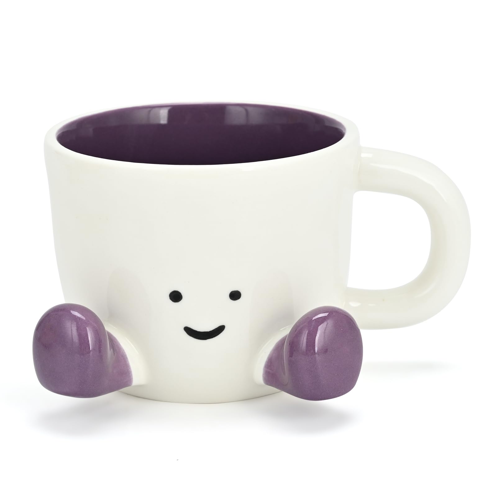 EWCEFIC Coffee Mugs,Cute funny Mug For Women, 380ml Unique Ceramic Coffee Tea Cups, Offic…