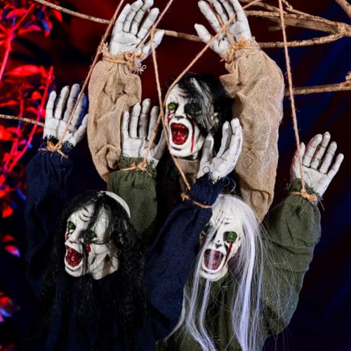 Décorations d'Halloween d'extérieur faciles à suspendre pour décorer vos arbres