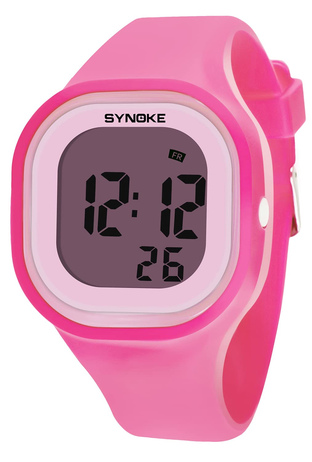 FANMIS Womens Digital Led Electronic Watch Mens Outdoor Sports Casual Silicone Ladies Wristwatch, Pink, Business Casual Fashion Sports (B0BZCVHRY2) Amazon Price History, Amazon Price Tracker