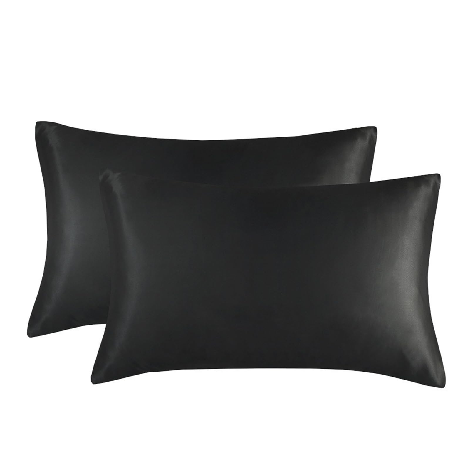 Carotoe Black Home Decoration Satins Pillowcase In To Beauty Your Bedroom With Styles Decorative Pillowcase
