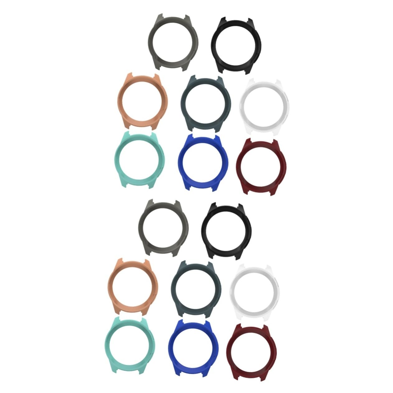 OSALADI 16pièces Coque De Protection Complète pour Montre Étui Transparent Antichoc Et Anti-Rayures pour Watch Frontier Couleurs