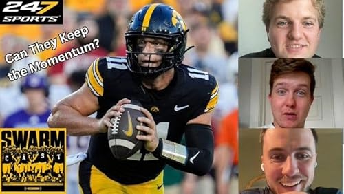 Page de couverture de Can Iowa's offense keep momentum in Big Ten opener against Rutgers?