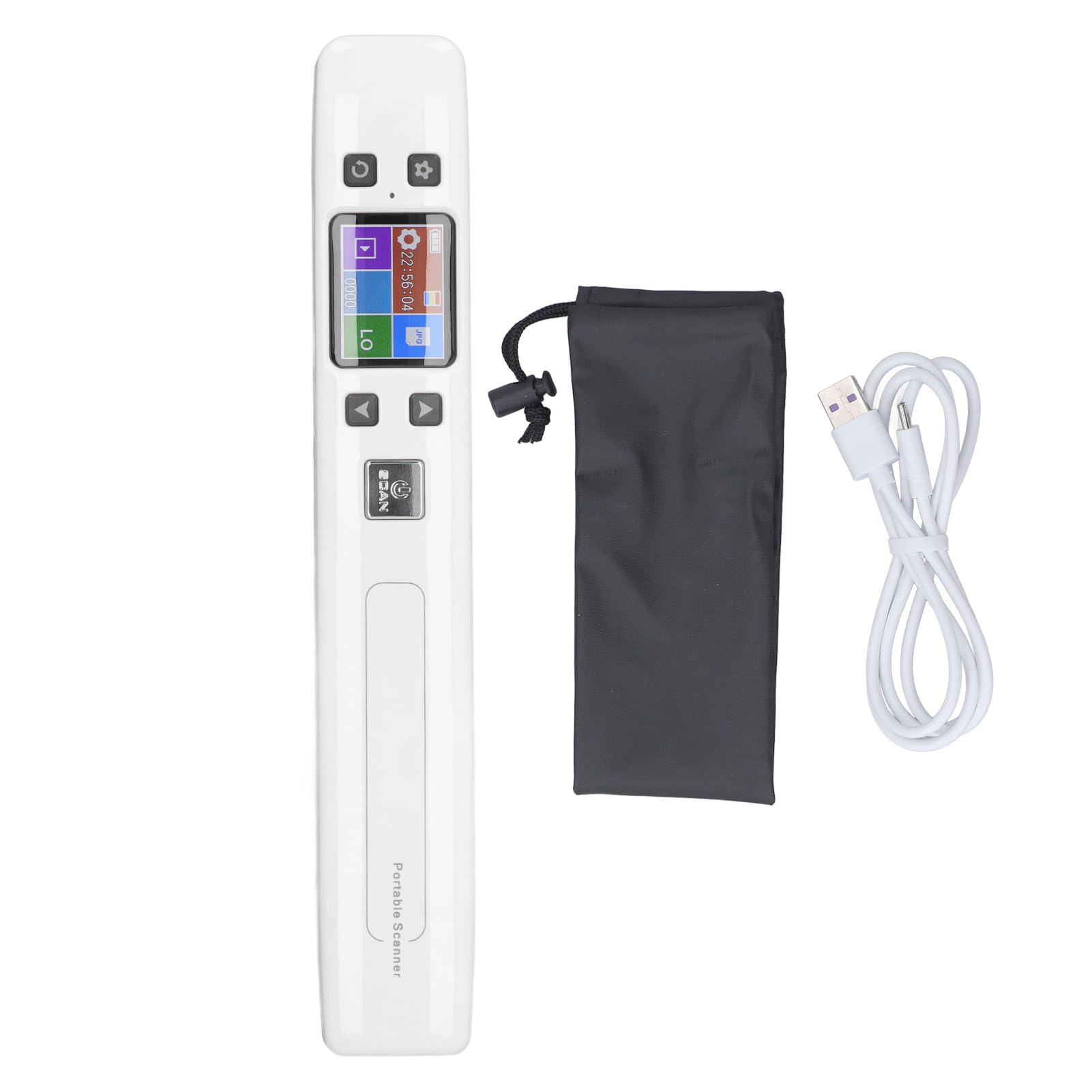 Mobiler Fotoscanner mit 1050 DPI für A4-Dokumente Im JPG-PDF-Format, Tragbarer Dokumentenscanner, USB-Handbildscanner für Zuhause und Büro, Unternehmen, Fotos, Bilder,