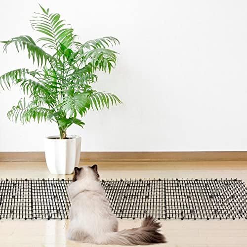 Miniatura 2 de Pomeat 15 alfombrillas para gatos con púas de 16 x 12 pulgadas, alfombrillas disuasorias para gatos al aire libre para gatos y perros, picos de gato